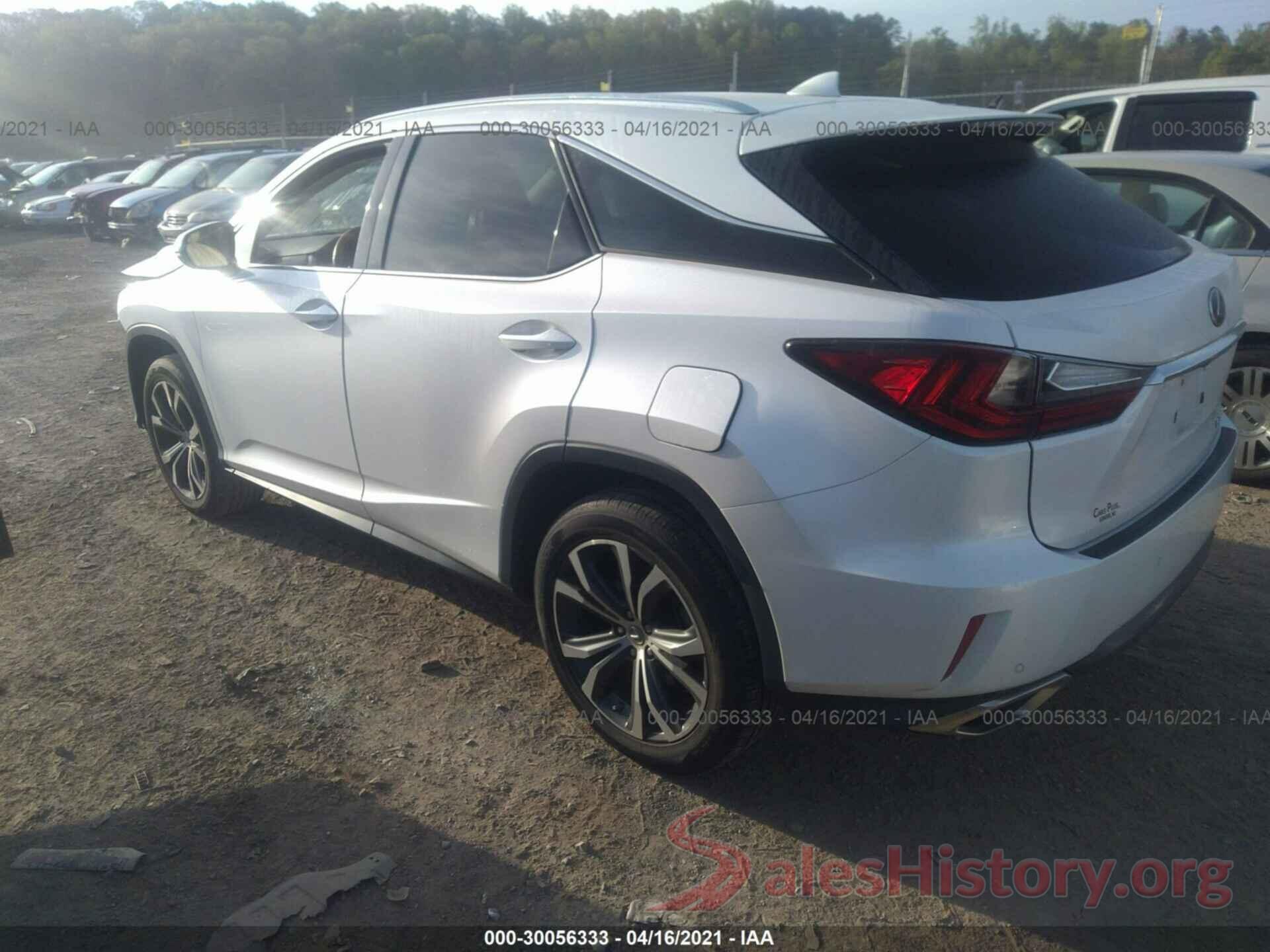 2T2ZZMCA3HC047142 2017 LEXUS RX