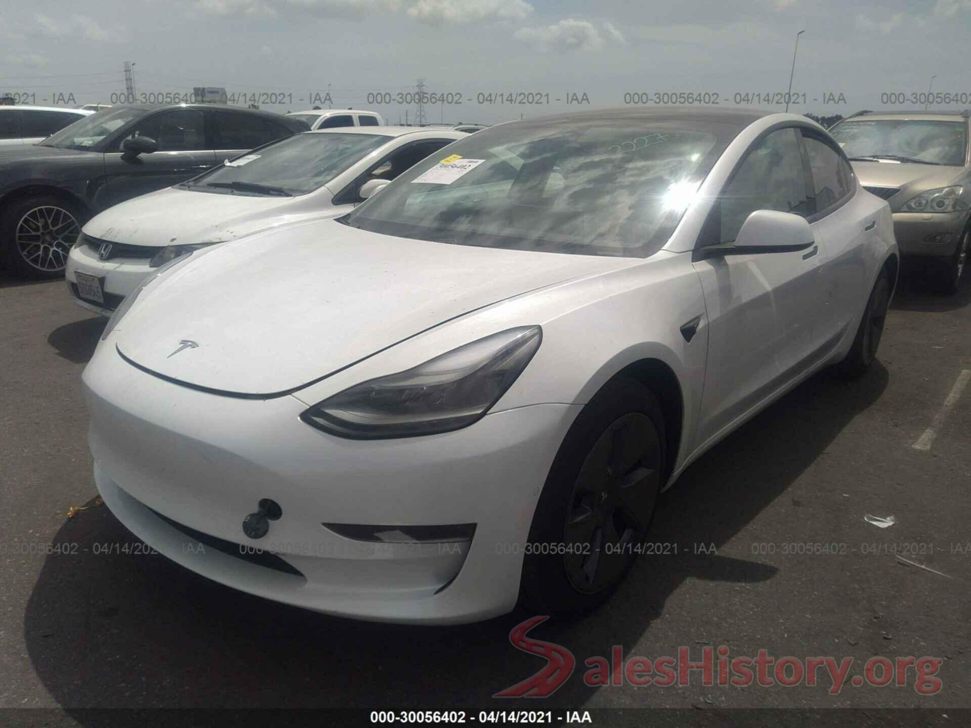 5YJ3E1EA2MF873388 2021 TESLA MODEL 3