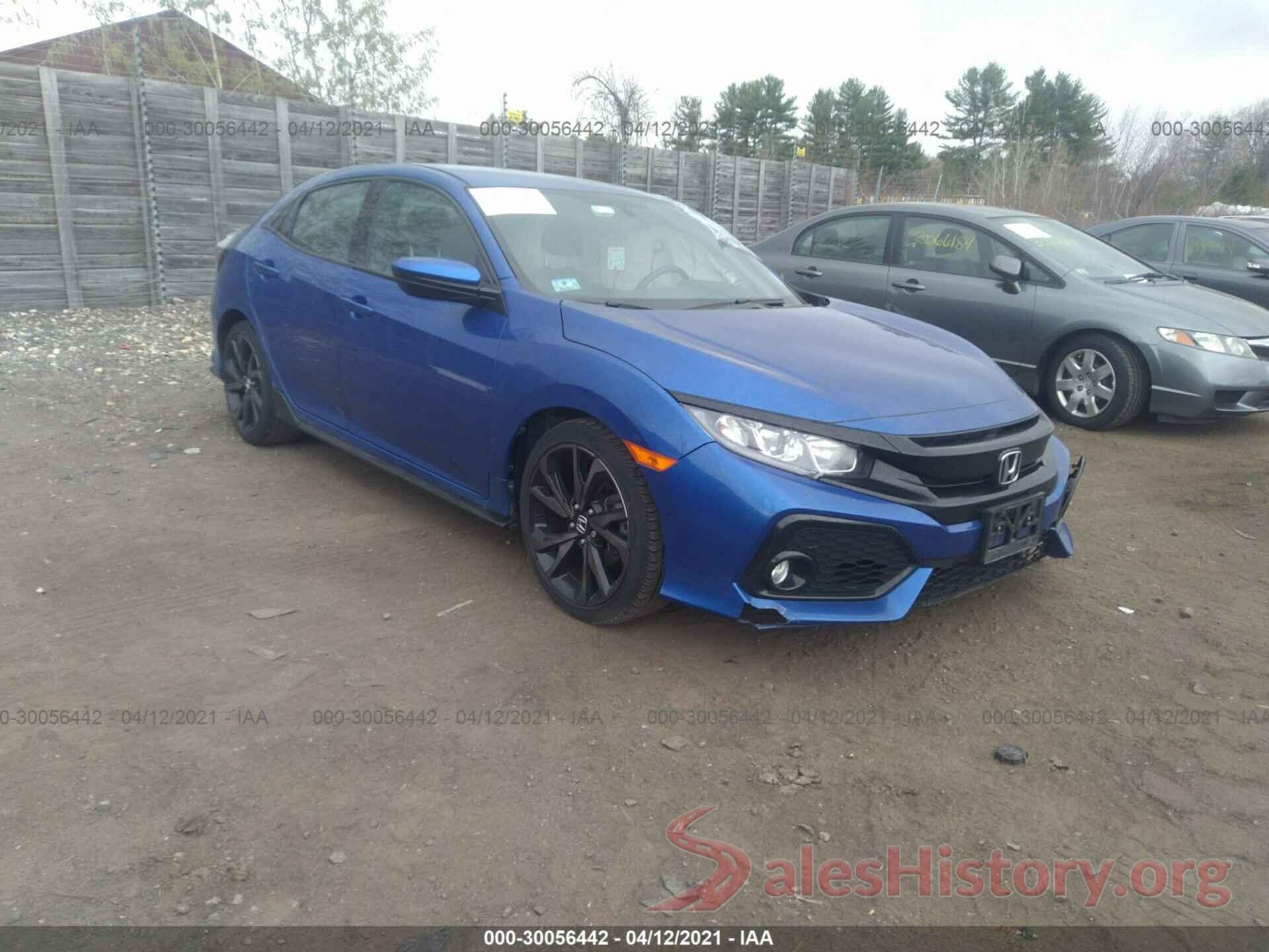 SHHFK7H4XJU418667 2018 HONDA CIVIC HATCHBACK