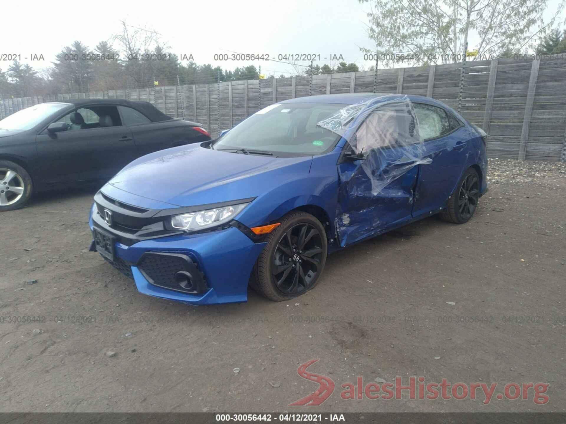 SHHFK7H4XJU418667 2018 HONDA CIVIC HATCHBACK