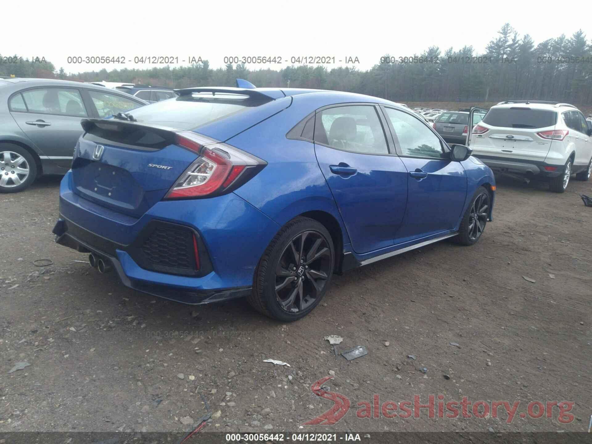 SHHFK7H4XJU418667 2018 HONDA CIVIC HATCHBACK