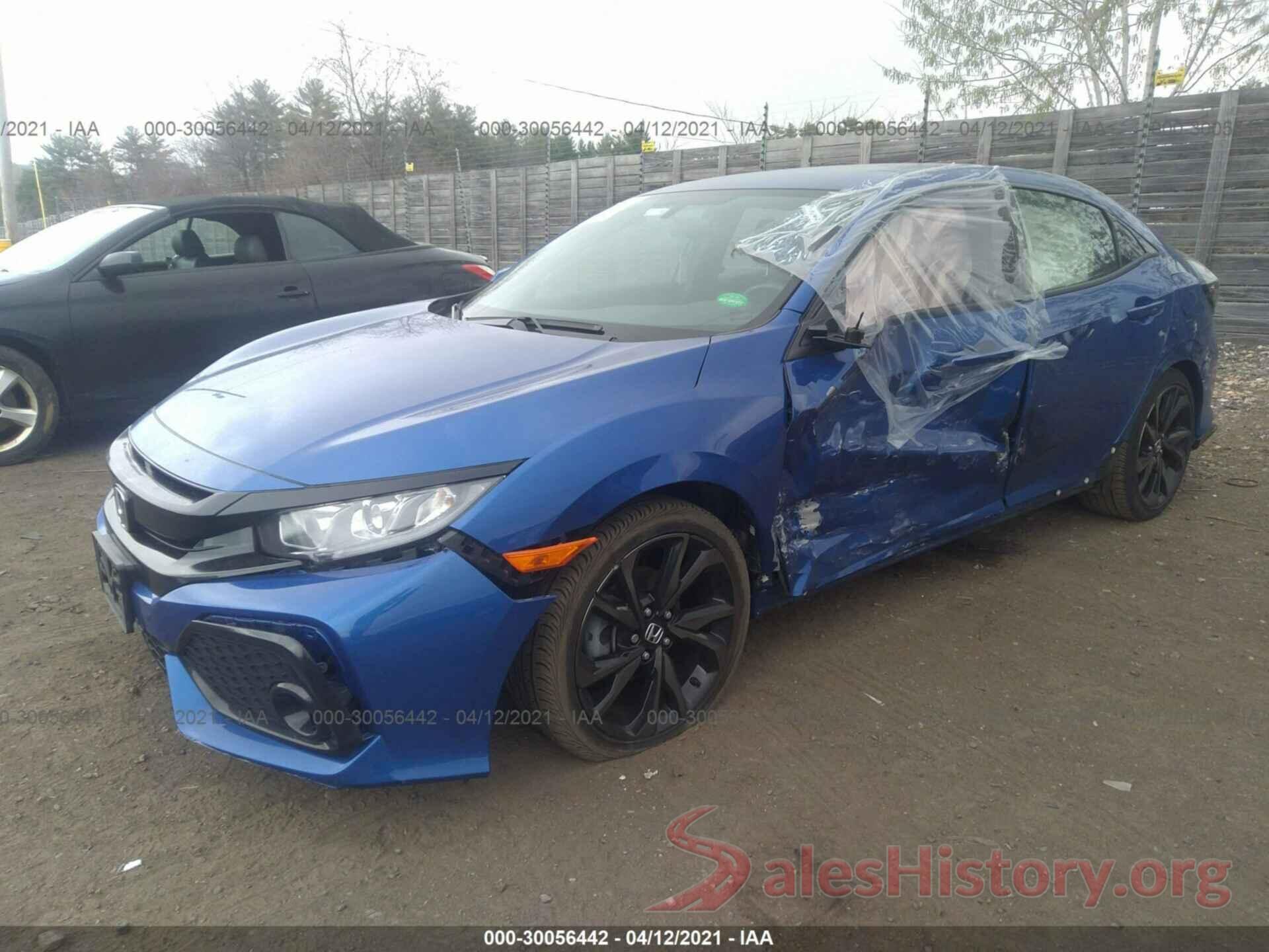 SHHFK7H4XJU418667 2018 HONDA CIVIC HATCHBACK