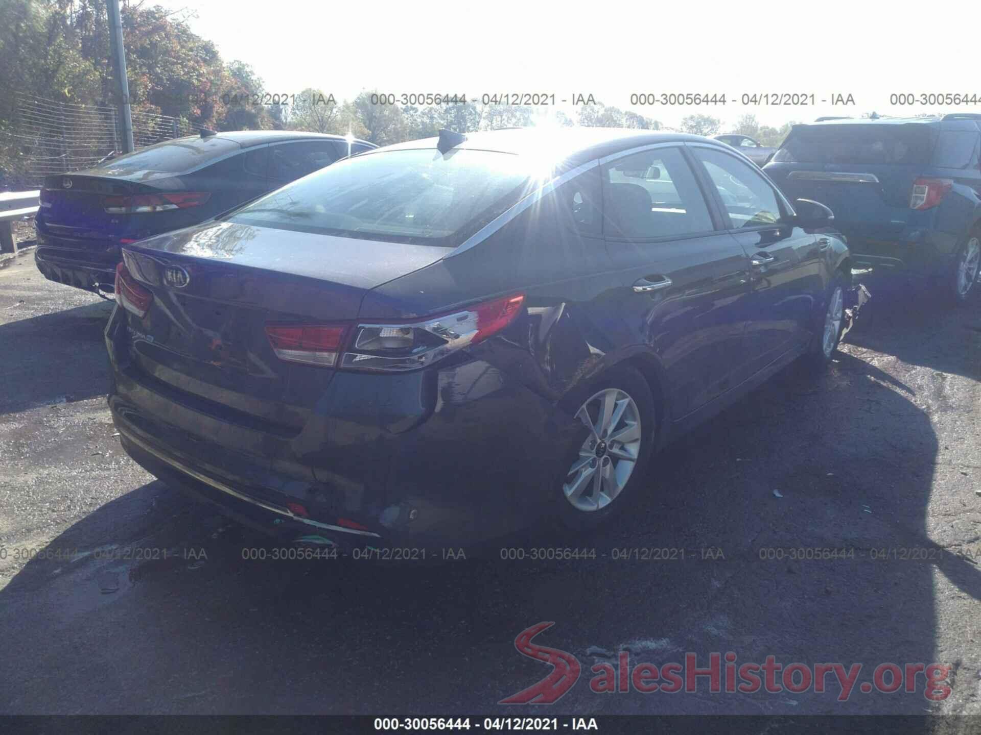 KNAGT4L36G5110502 2016 KIA OPTIMA