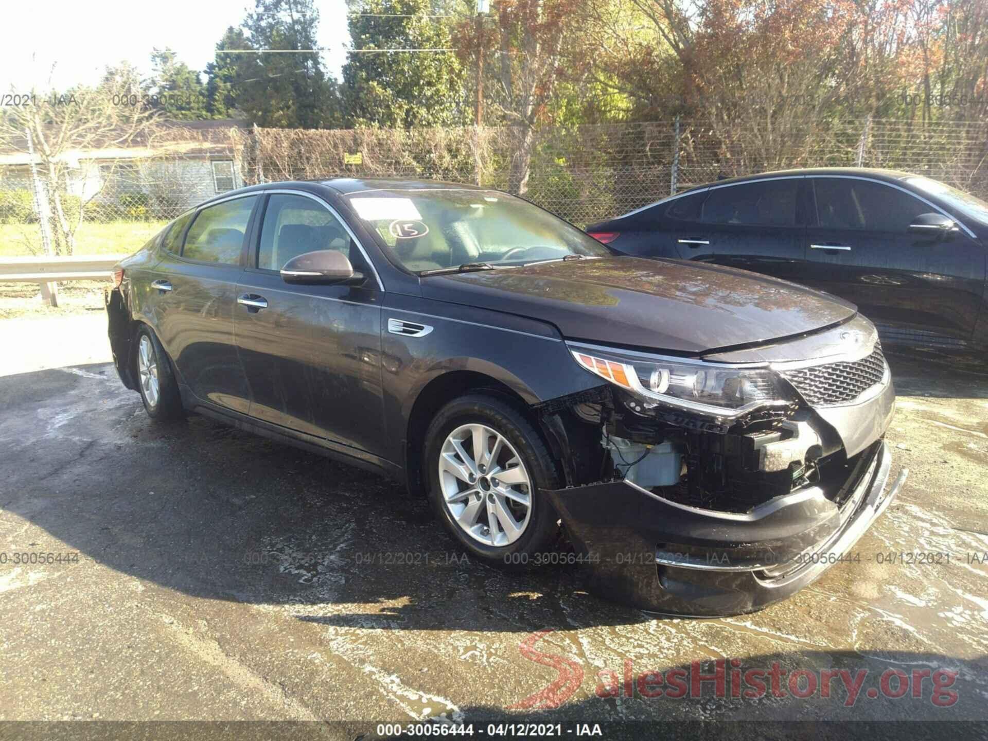 KNAGT4L36G5110502 2016 KIA OPTIMA