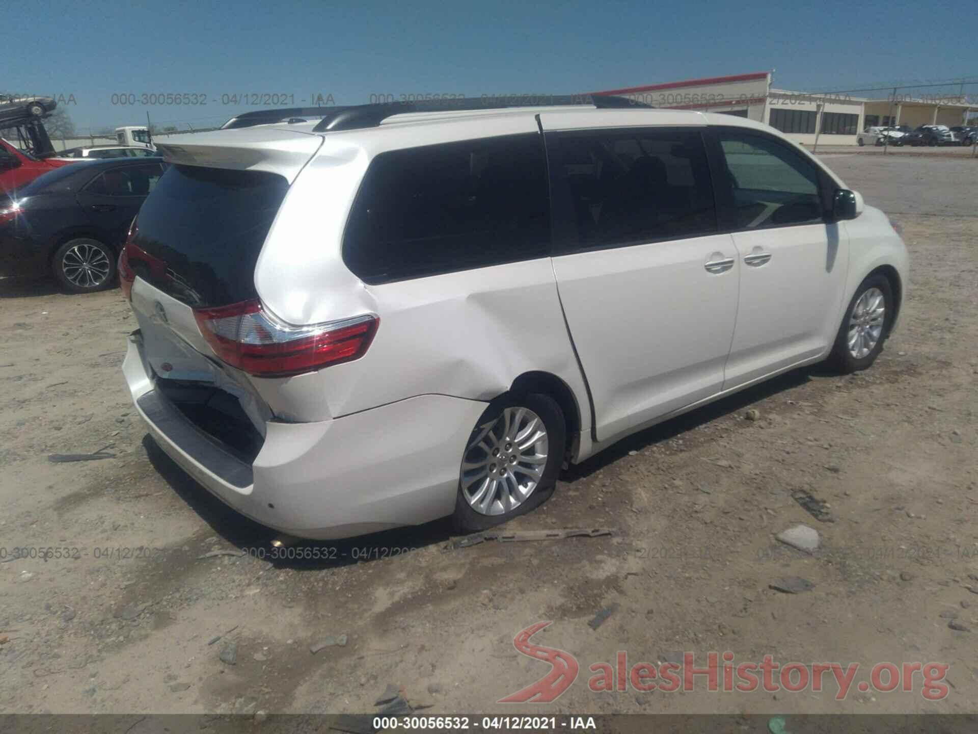 5TDYK3DC7GS710605 2016 TOYOTA SIENNA