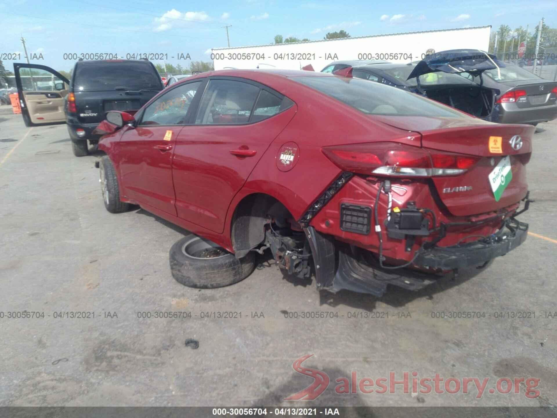 KMHD84LF3HU210822 2017 HYUNDAI ELANTRA