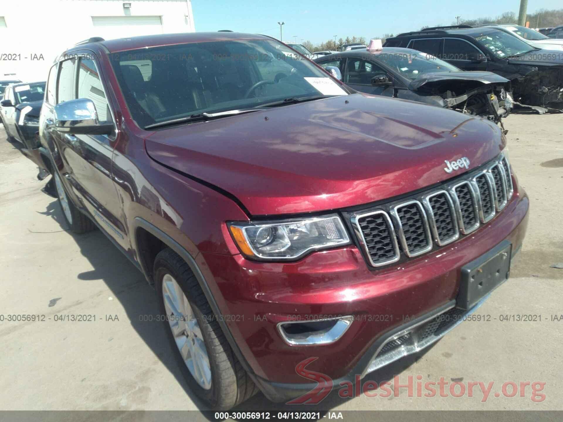 1C4RJFBG2HC607979 2017 JEEP GRAND CHEROKEE