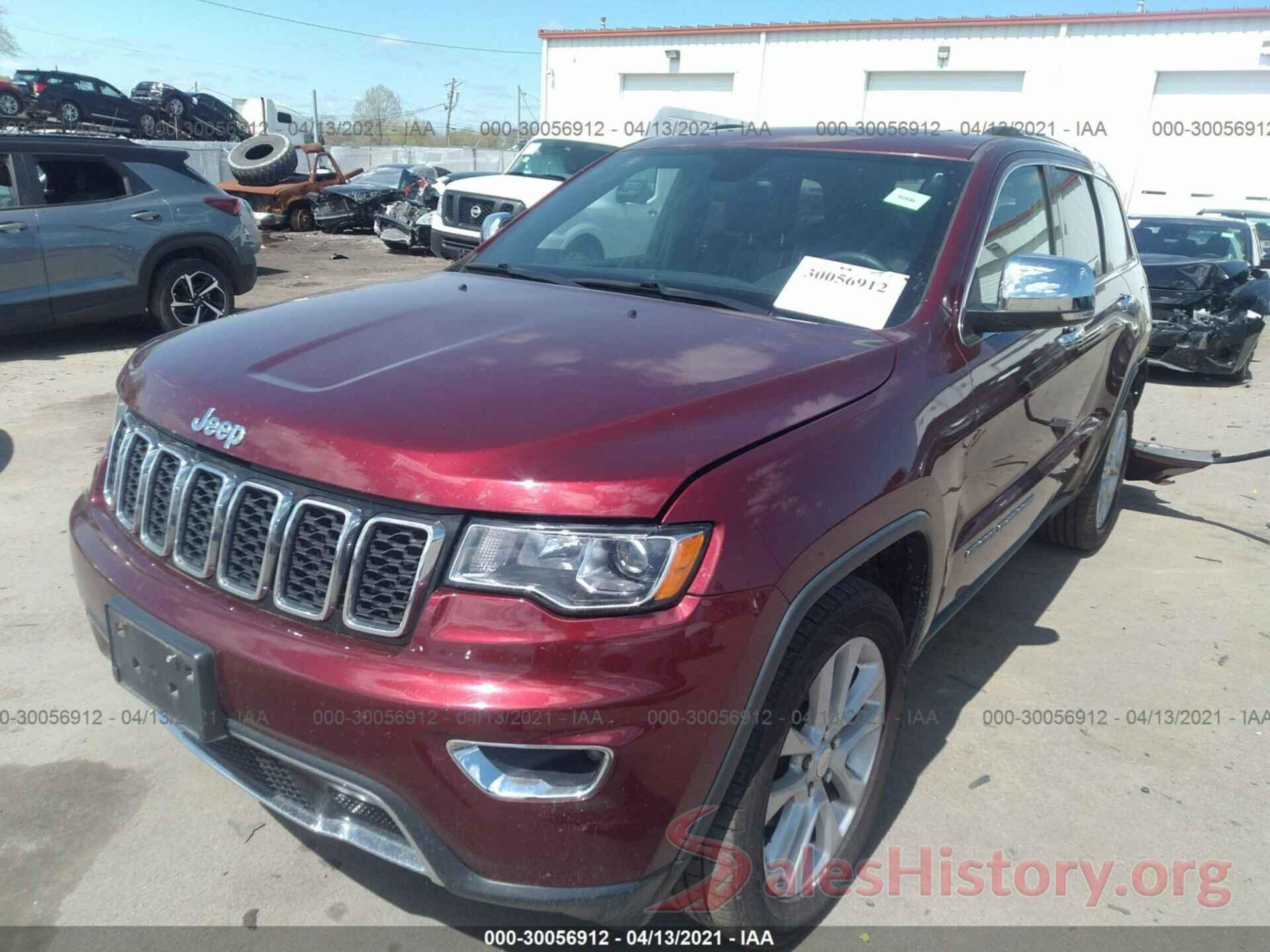 1C4RJFBG2HC607979 2017 JEEP GRAND CHEROKEE