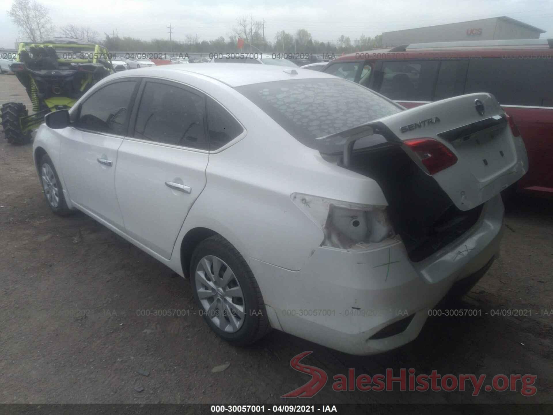 3N1AB7APXGL674403 2016 NISSAN SENTRA