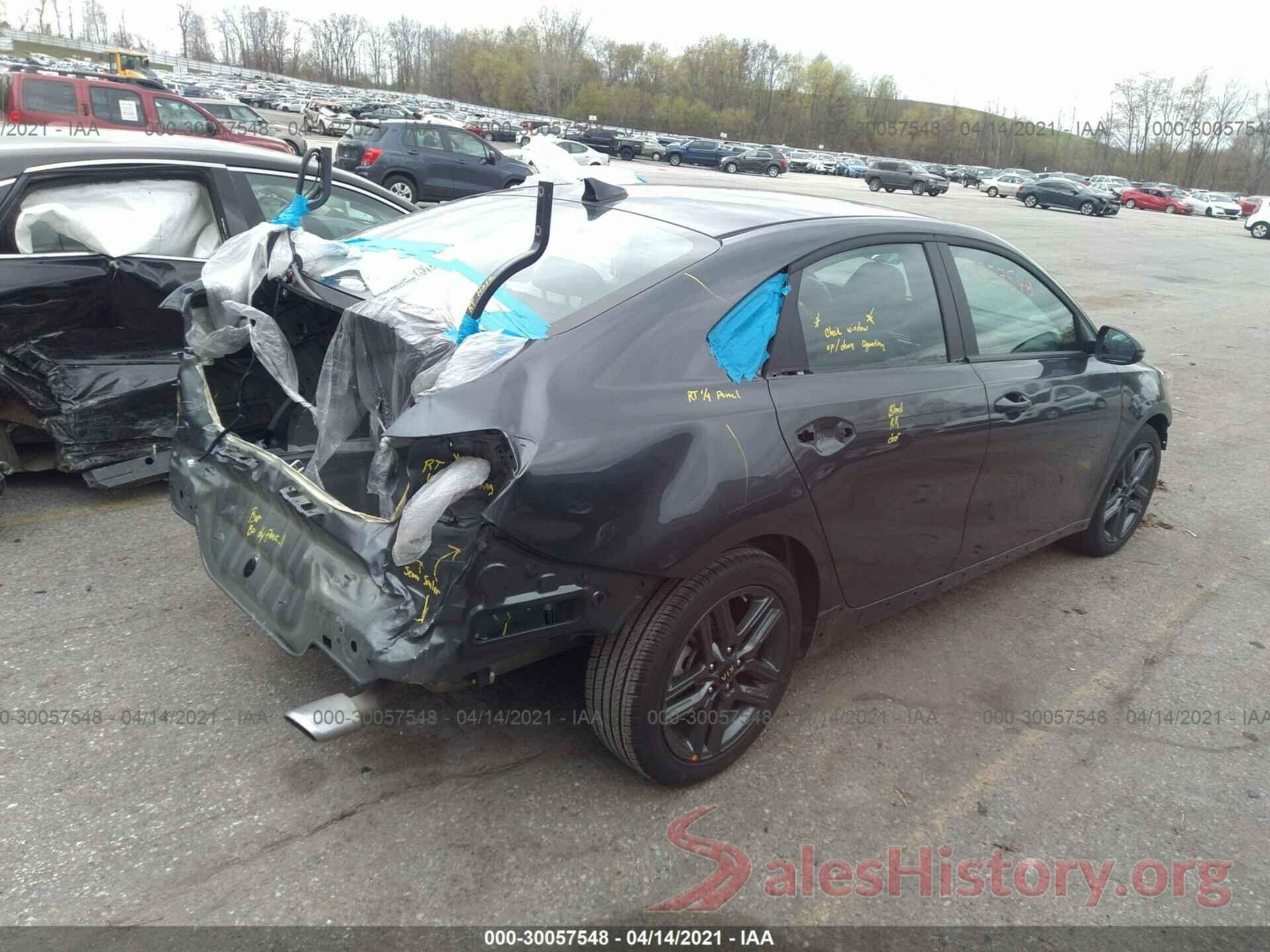 3KPF34AD7ME282239 2021 KIA FORTE