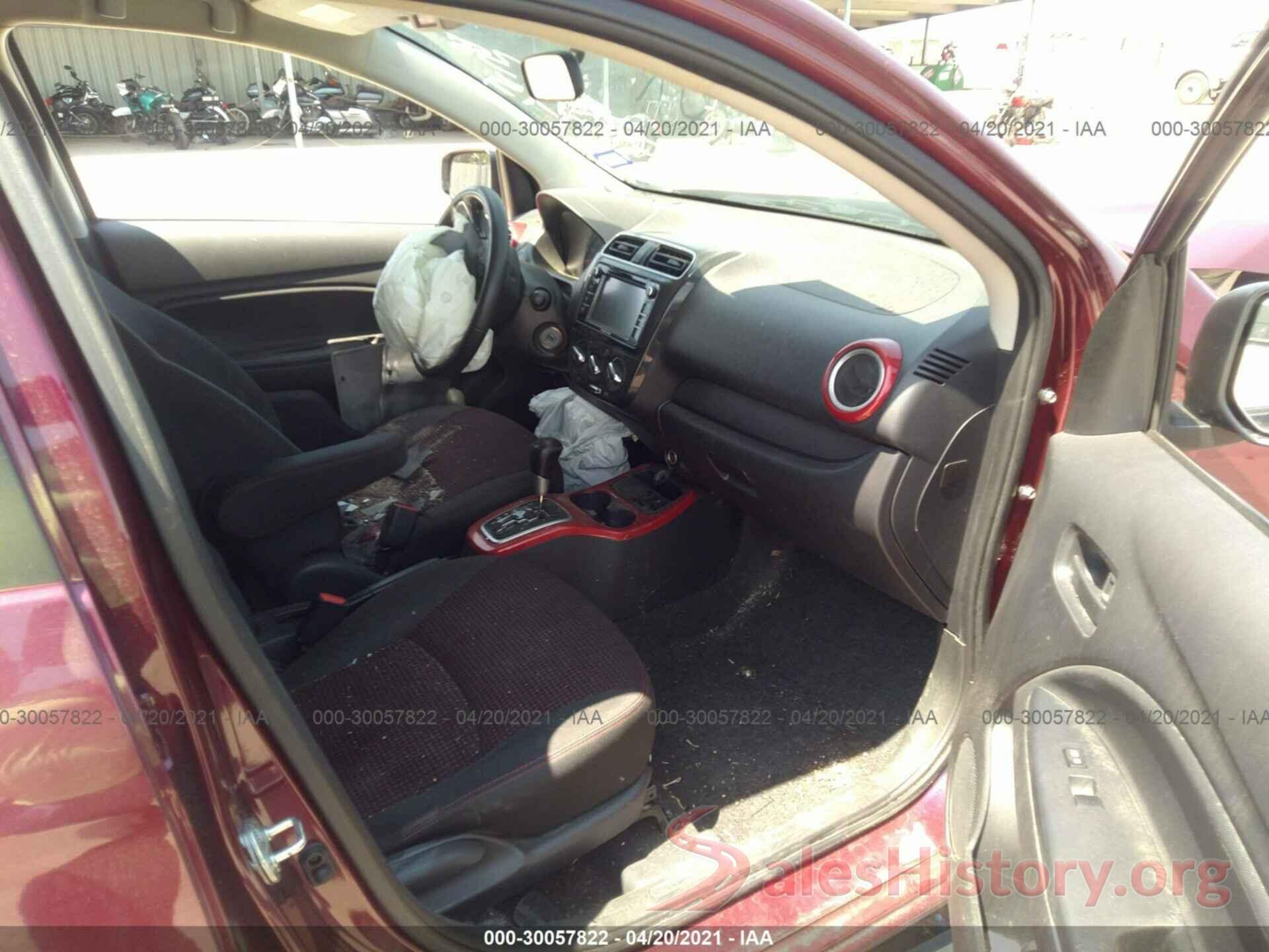 ML32A5HJ6KH010491 2019 MITSUBISHI MIRAGE