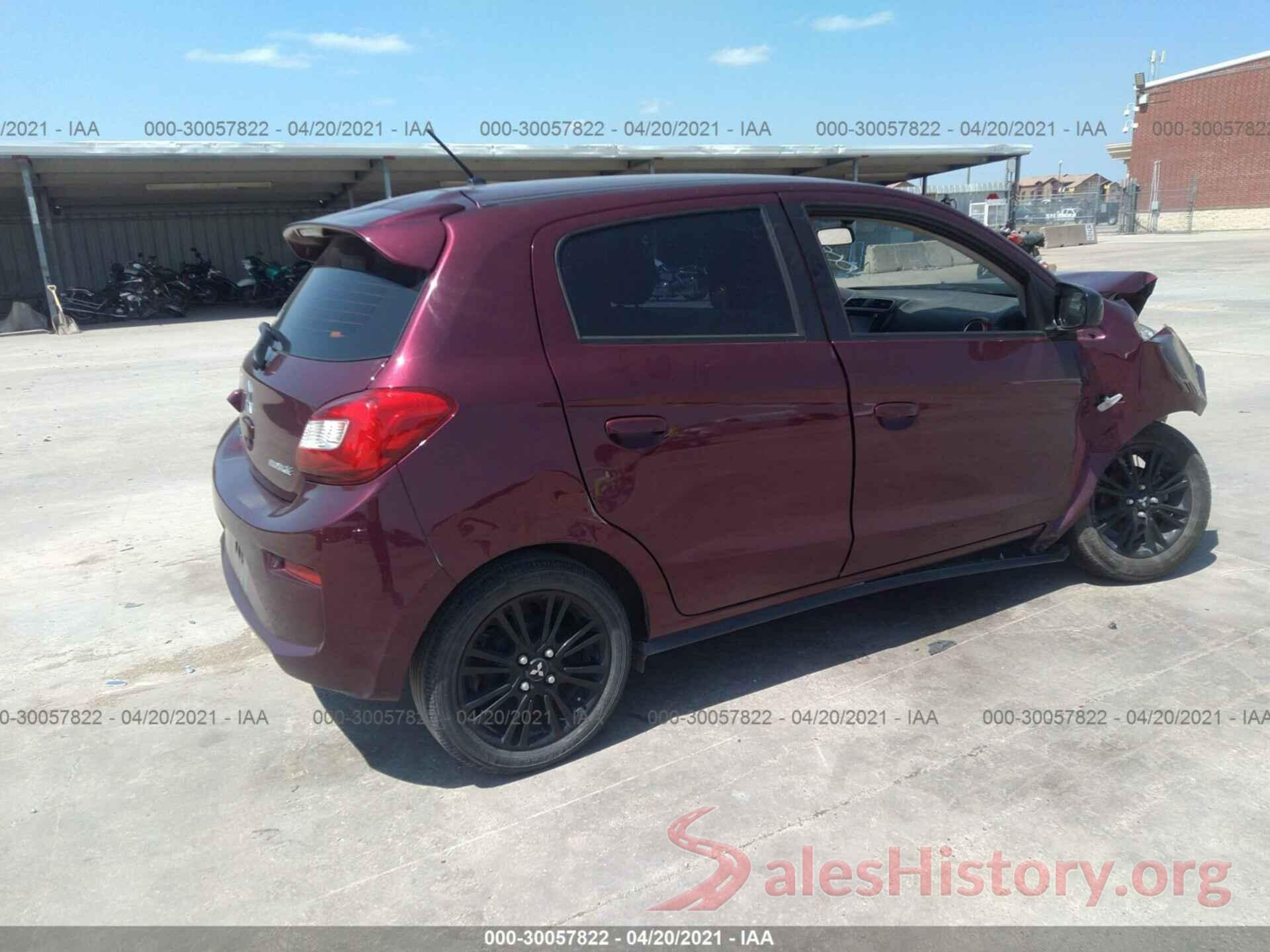 ML32A5HJ6KH010491 2019 MITSUBISHI MIRAGE