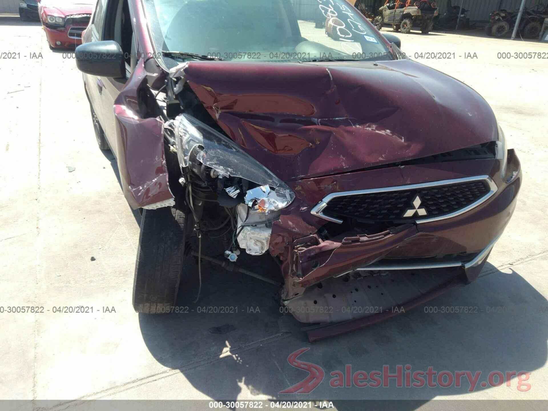 ML32A5HJ6KH010491 2019 MITSUBISHI MIRAGE