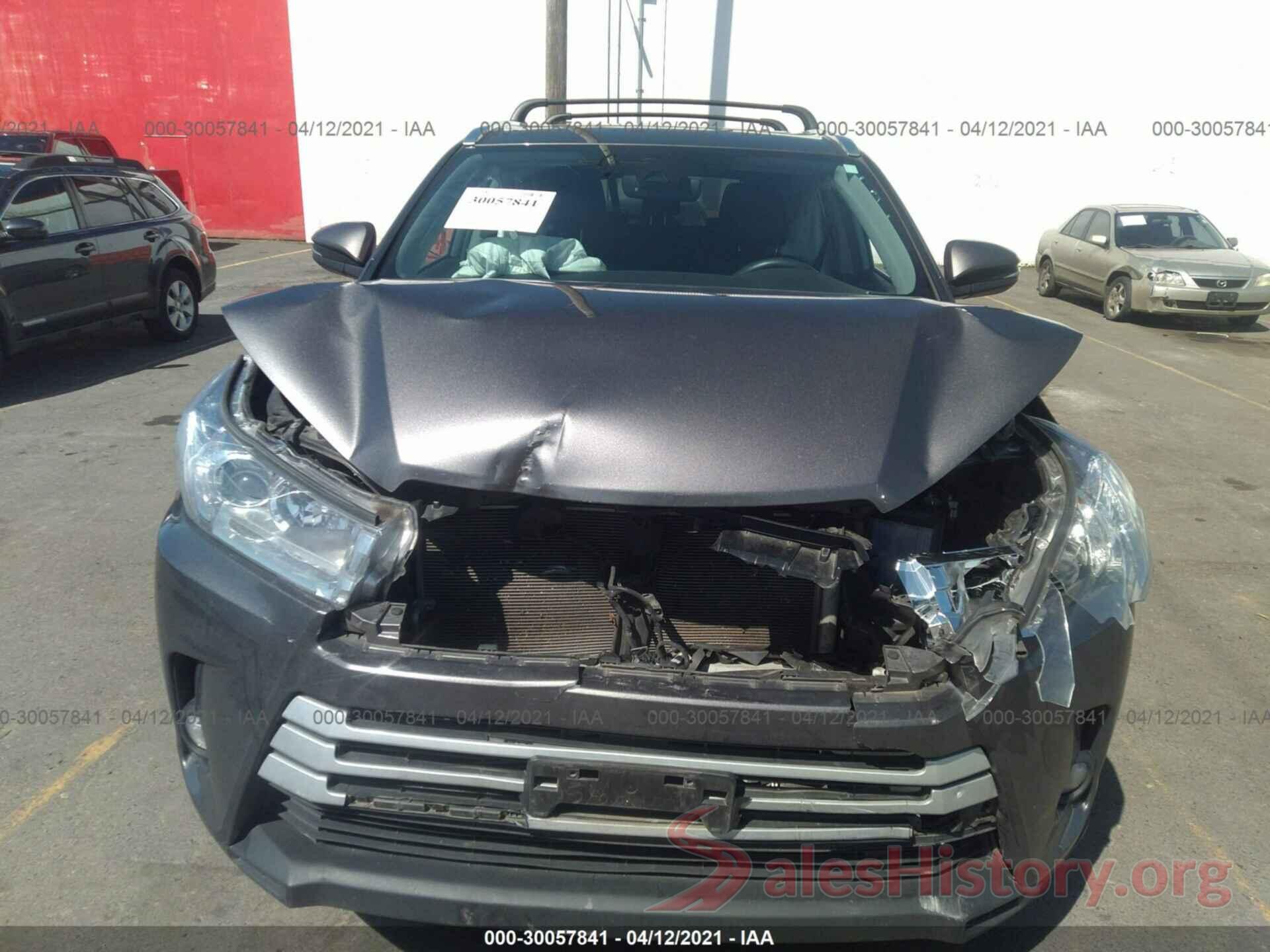 5TDJZRFH1KS616480 2019 TOYOTA HIGHLANDER