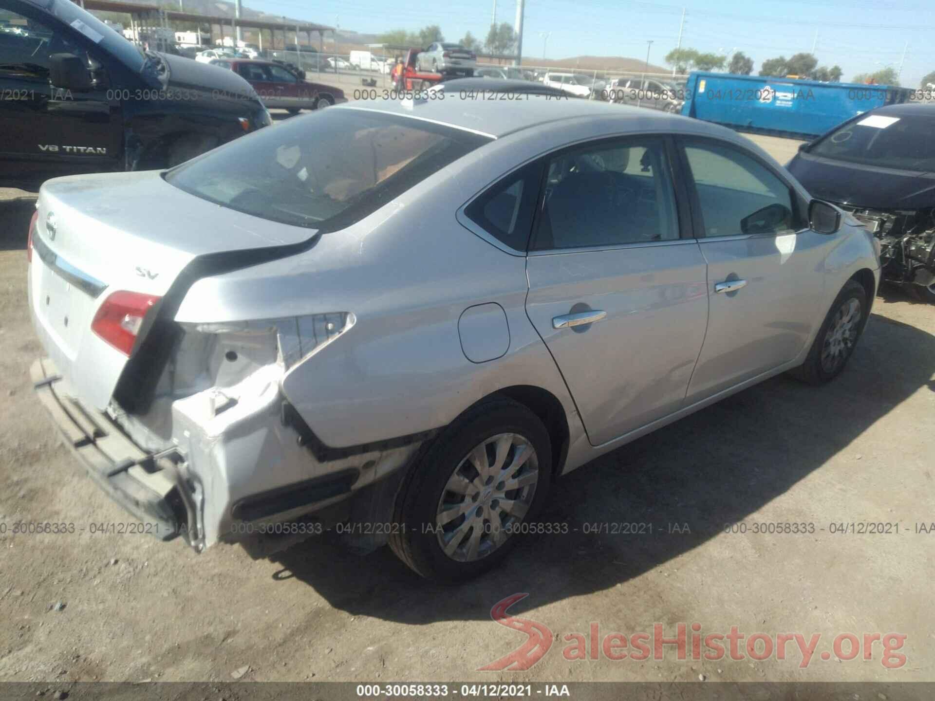 3N1AB7APXGL667256 2016 NISSAN SENTRA