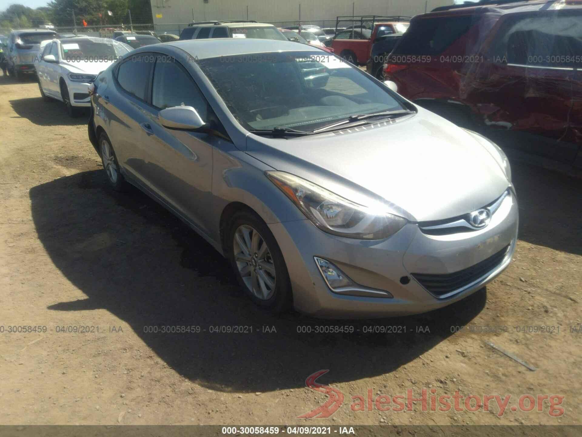 KMHDH4AE7GU535109 2016 HYUNDAI ELANTRA