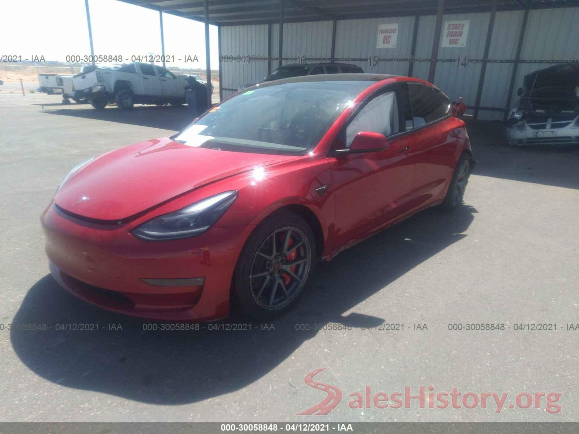 5YJ3E1EB8MF925759 2021 TESLA MODEL 3