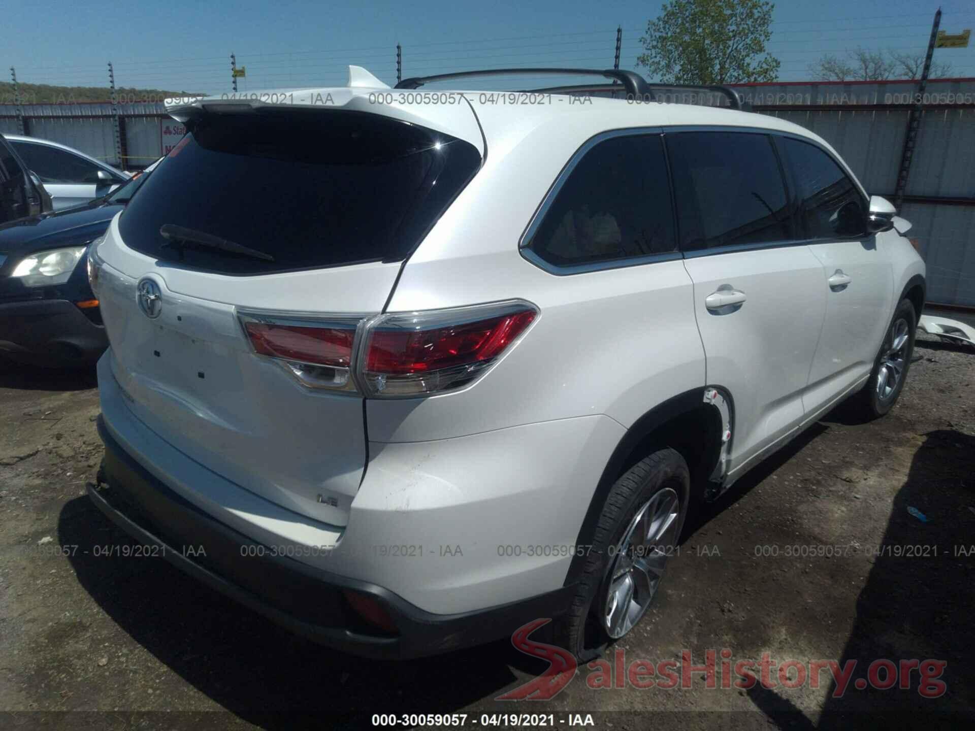 5TDZKRFH3GS182528 2016 TOYOTA HIGHLANDER