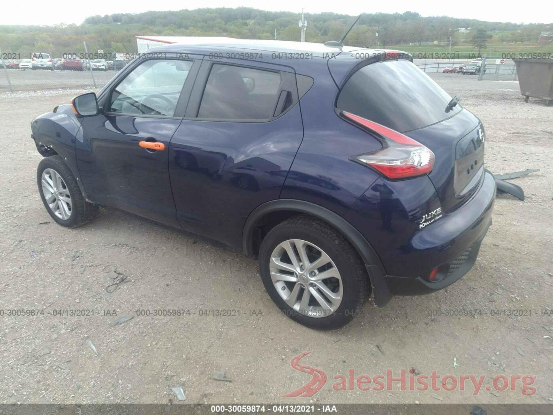 JN8AF5MV8GT657454 2016 NISSAN JUKE