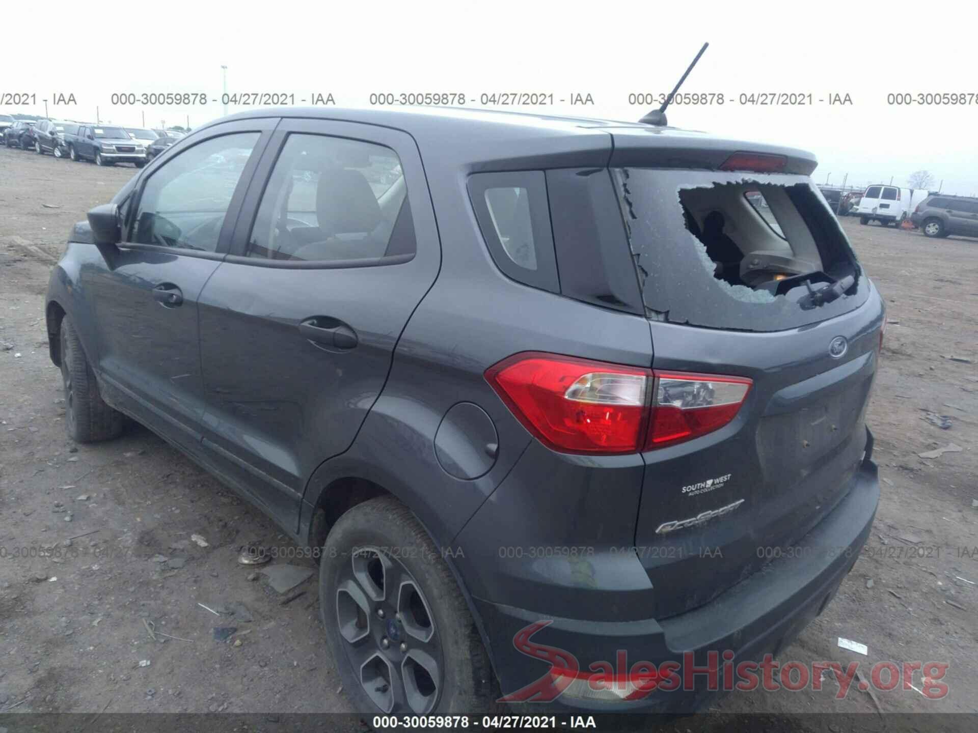 MAJ3S2FE5KC281550 2019 FORD ECOSPORT