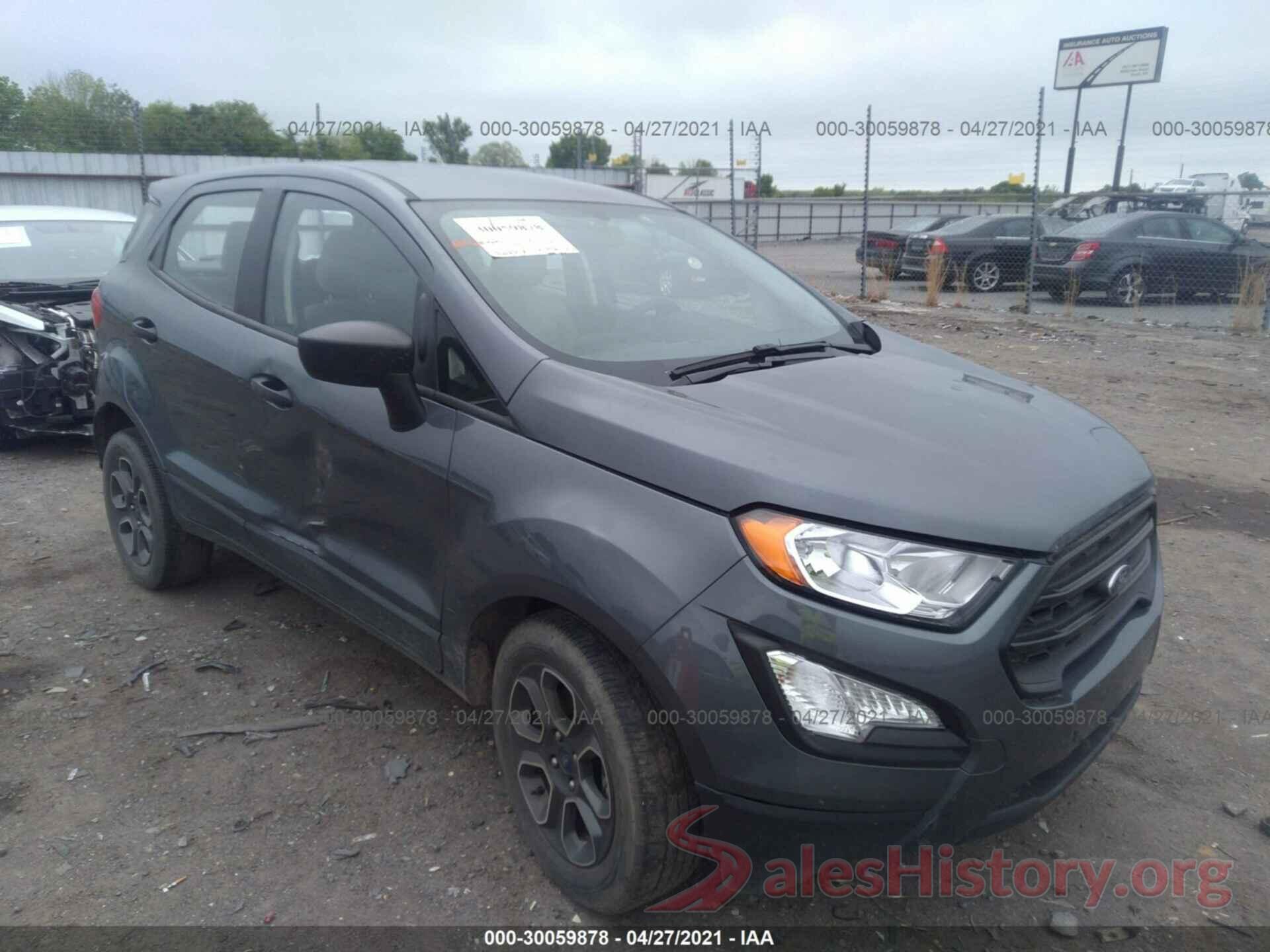 MAJ3S2FE5KC281550 2019 FORD ECOSPORT