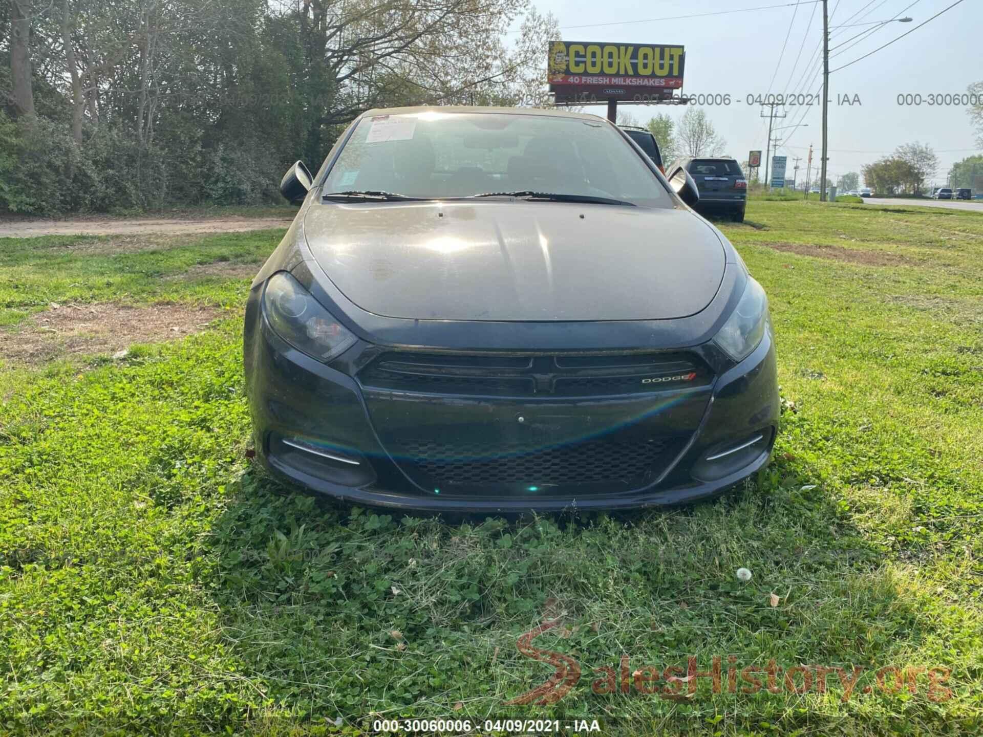 1C3CDFBA6GD689141 2016 DODGE DART