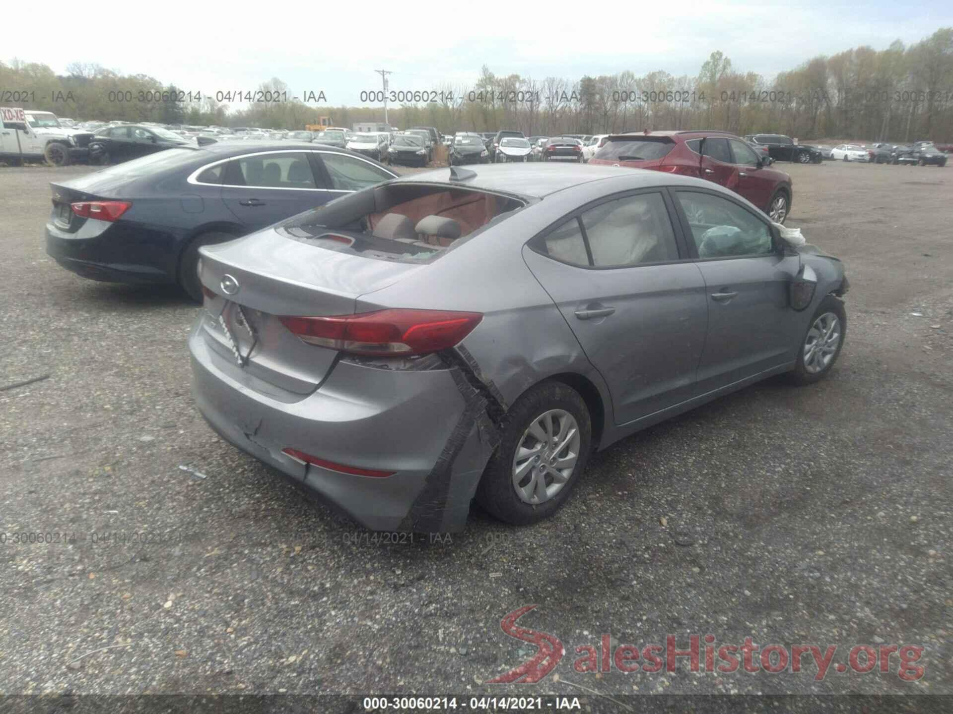 5NPD74LF7HH101510 2017 HYUNDAI ELANTRA