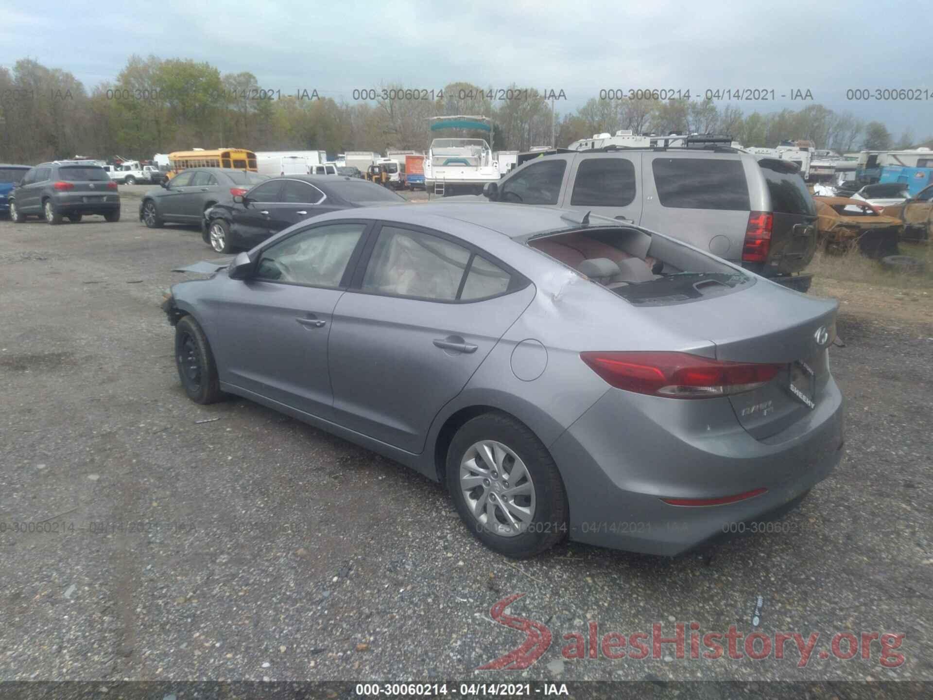 5NPD74LF7HH101510 2017 HYUNDAI ELANTRA