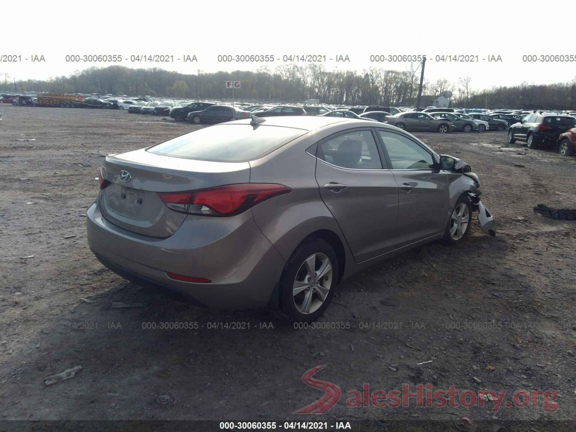 5NPDH4AE0GH797083 2016 HYUNDAI ELANTRA