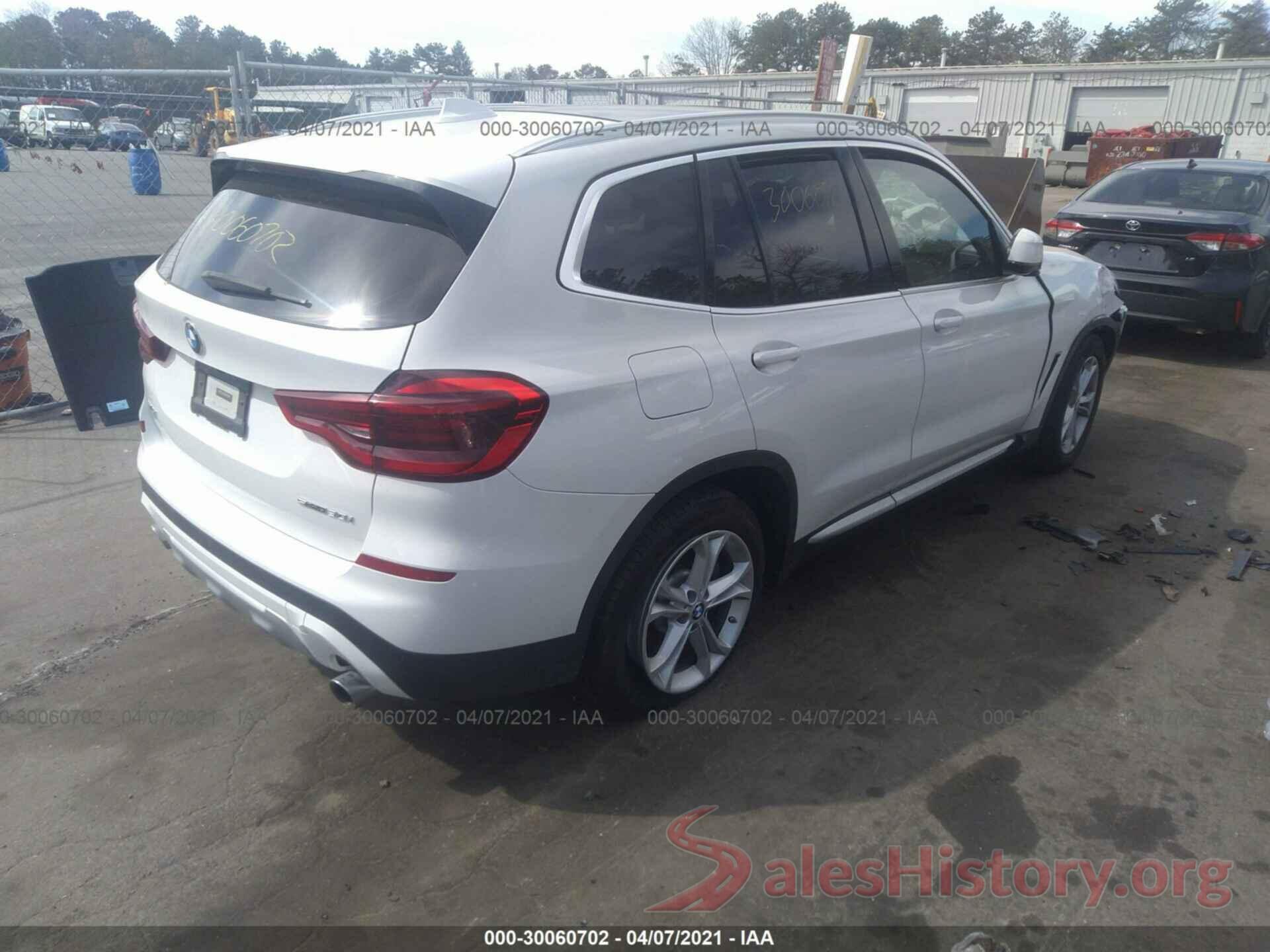 5UXTY3C02LLE55472 2020 BMW X3