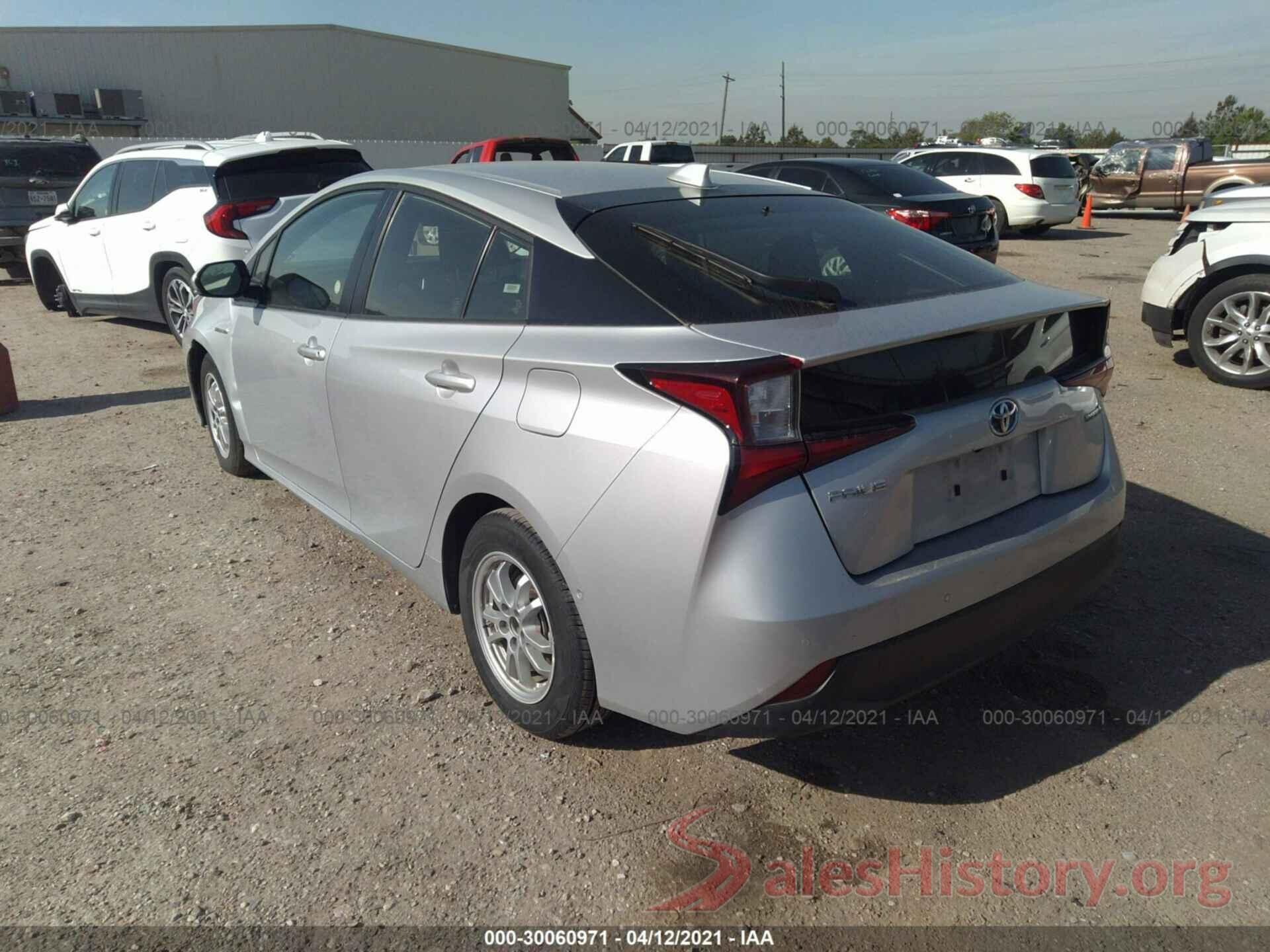 JTDKARFU6L3109716 2020 TOYOTA PRIUS