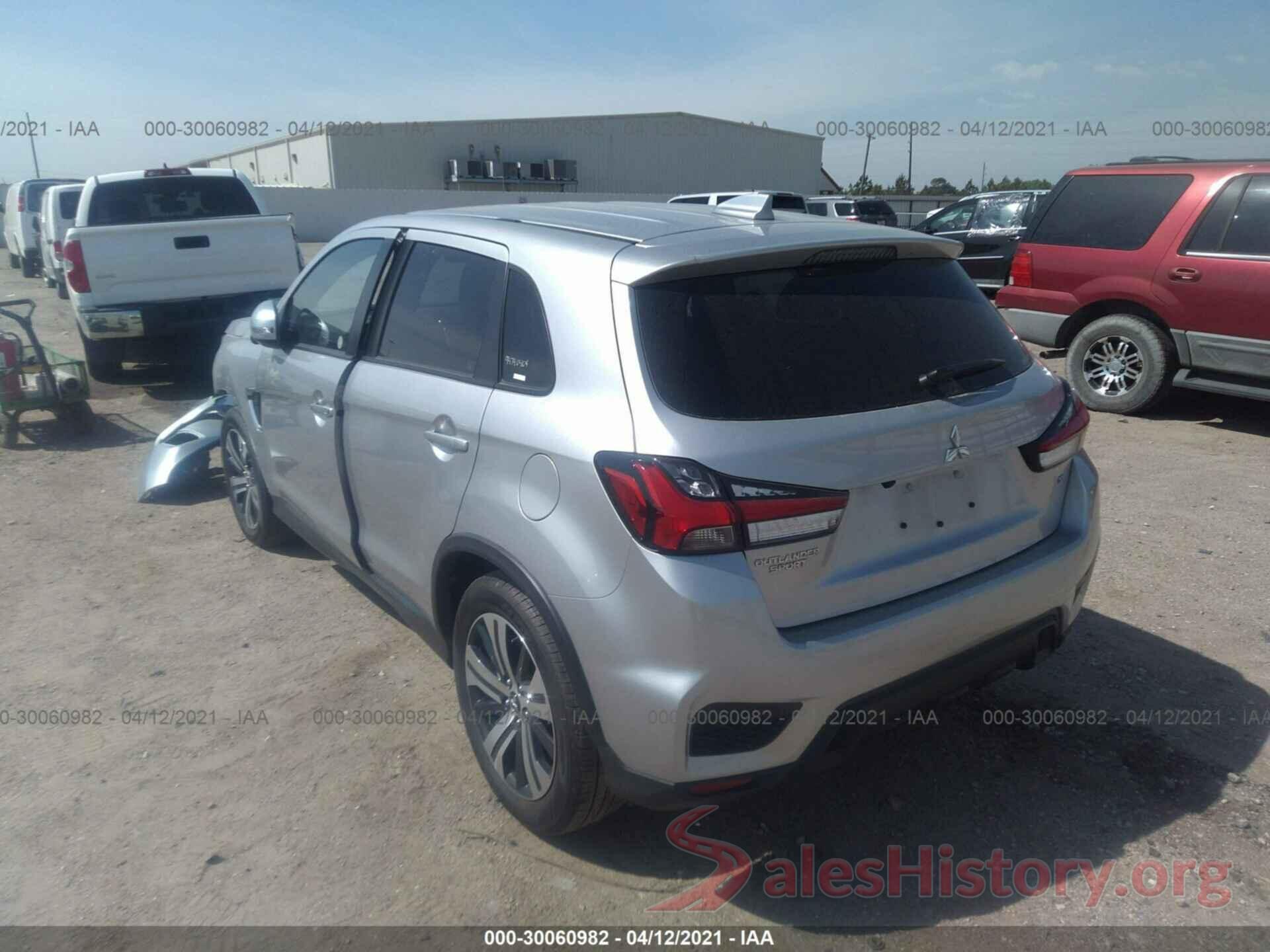 JA4AR3AU7LU022825 2020 MITSUBISHI OUTLANDER SPORT