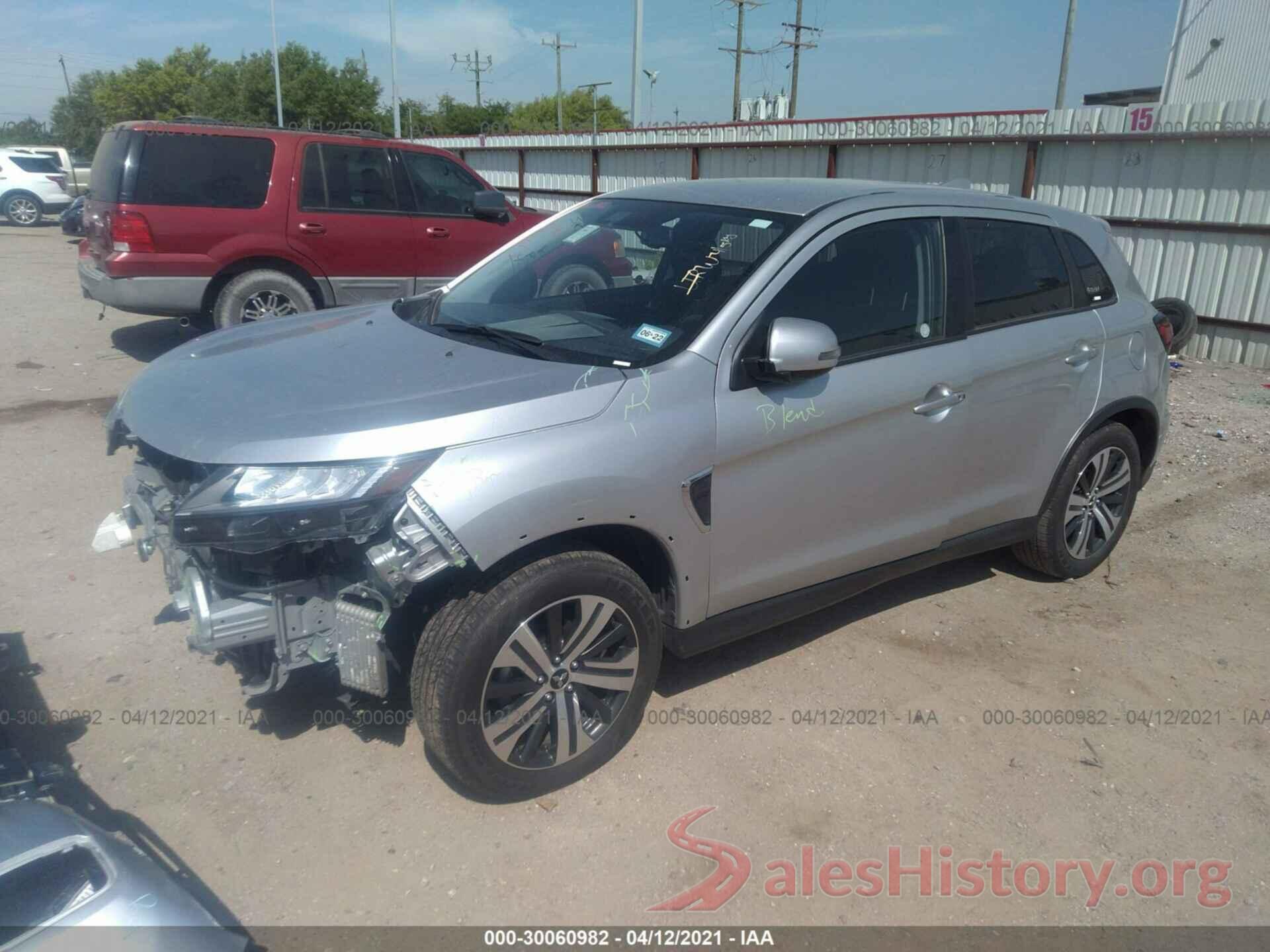 JA4AR3AU7LU022825 2020 MITSUBISHI OUTLANDER SPORT