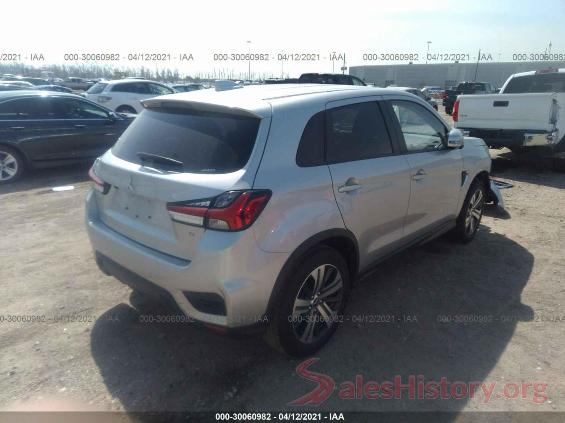 JA4AR3AU7LU022825 2020 MITSUBISHI OUTLANDER SPORT