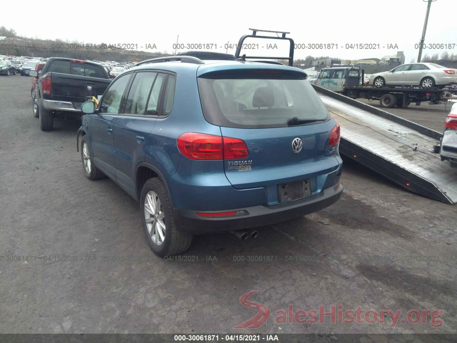 WVGBV7AX1HK046172 2017 VOLKSWAGEN TIGUAN