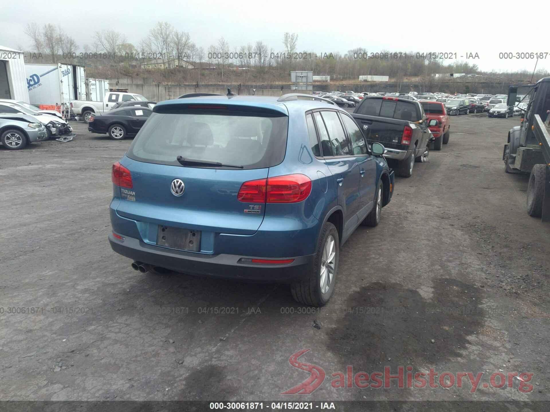 WVGBV7AX1HK046172 2017 VOLKSWAGEN TIGUAN