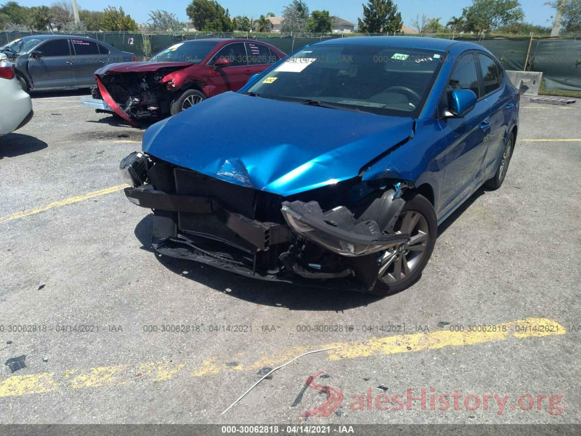 5NPD84LF0JH216419 2018 HYUNDAI ELANTRA