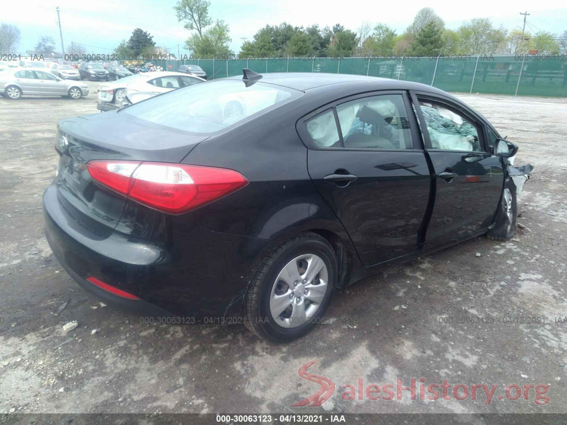 KNAFK4A63G5575220 2016 KIA FORTE