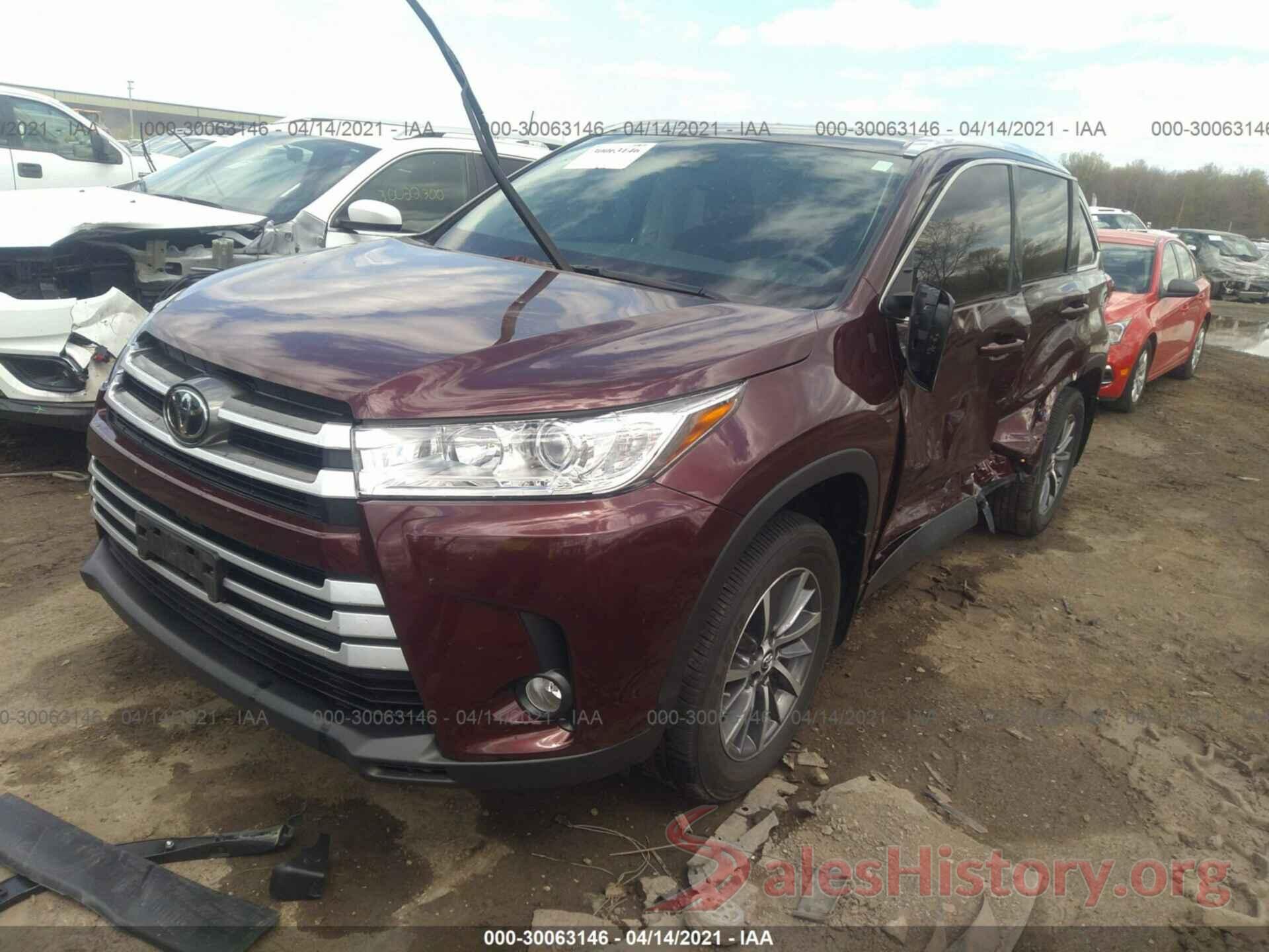 5TDJZRFH9KS995096 2019 TOYOTA HIGHLANDER