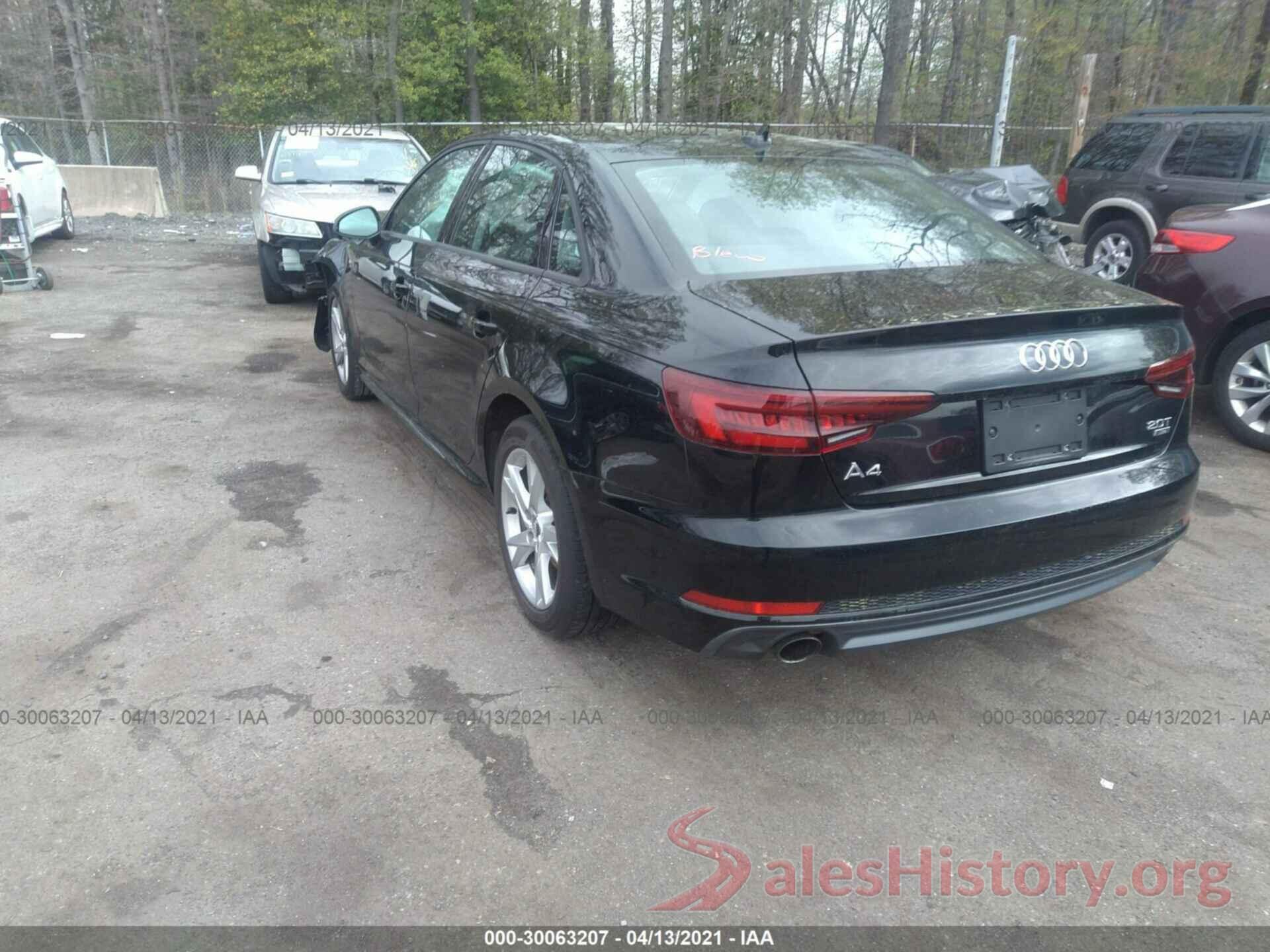 WAUKMAF47JN003556 2018 AUDI A4