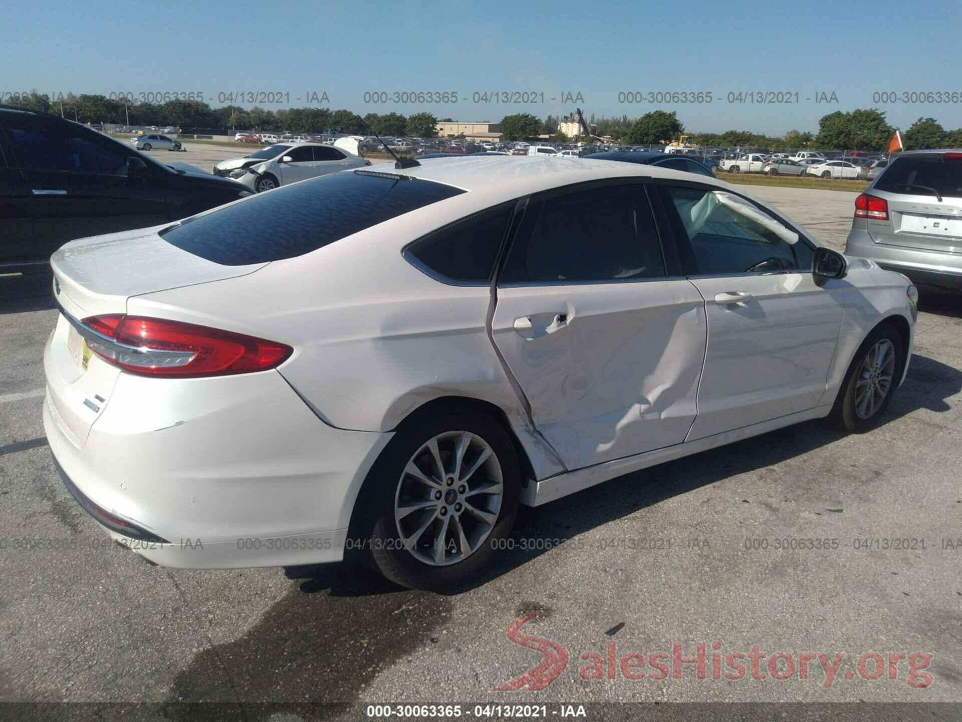 3FA6P0HD8HR250116 2017 FORD FUSION