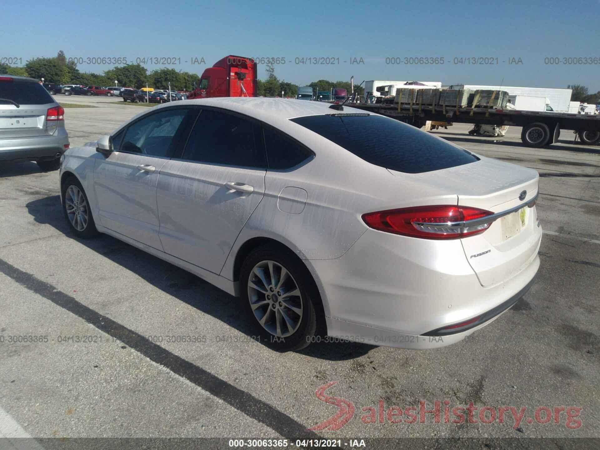 3FA6P0HD8HR250116 2017 FORD FUSION