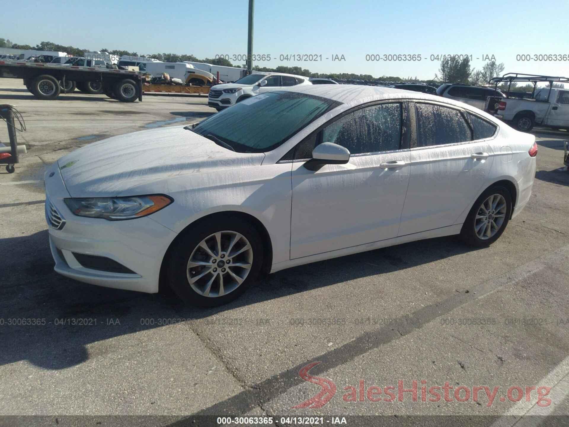 3FA6P0HD8HR250116 2017 FORD FUSION