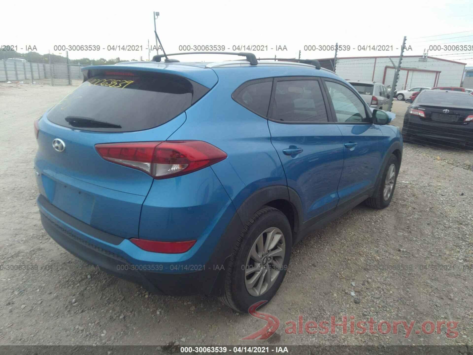 KM8J33A40GU198124 2016 HYUNDAI TUCSON