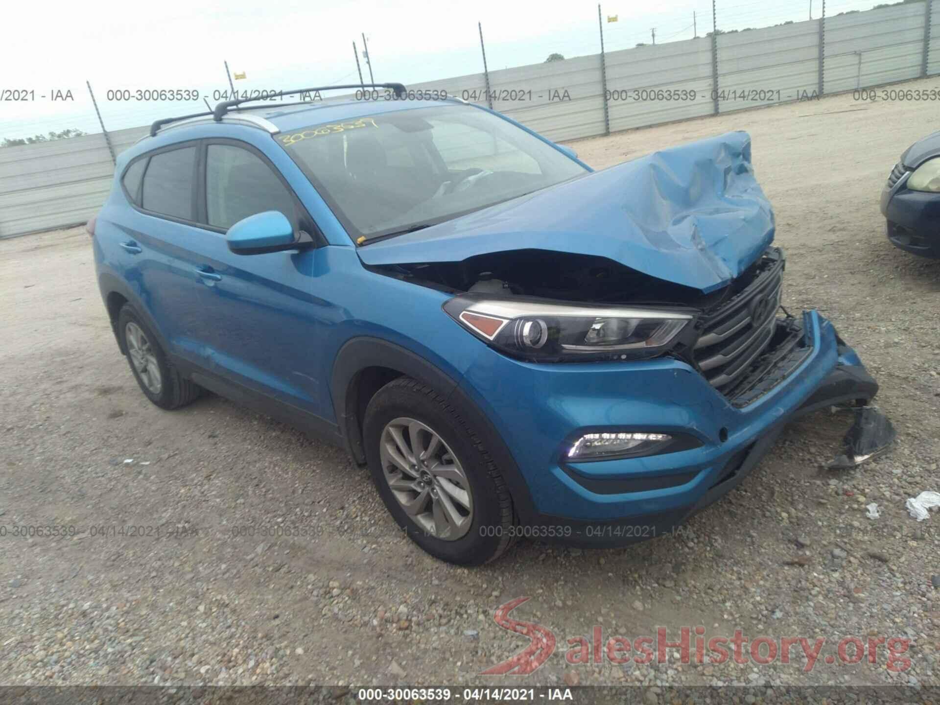 KM8J33A40GU198124 2016 HYUNDAI TUCSON