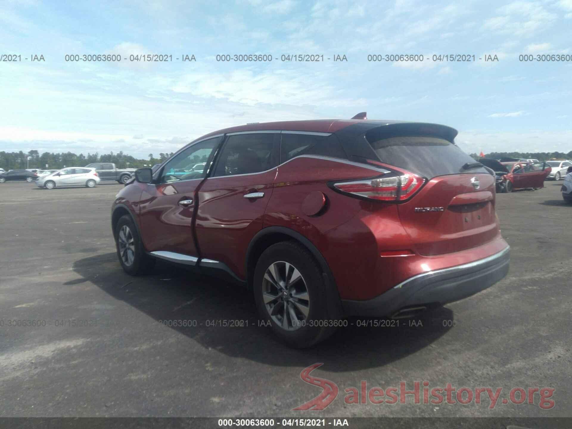 5N1AZ2MG5GN147372 2016 NISSAN MURANO