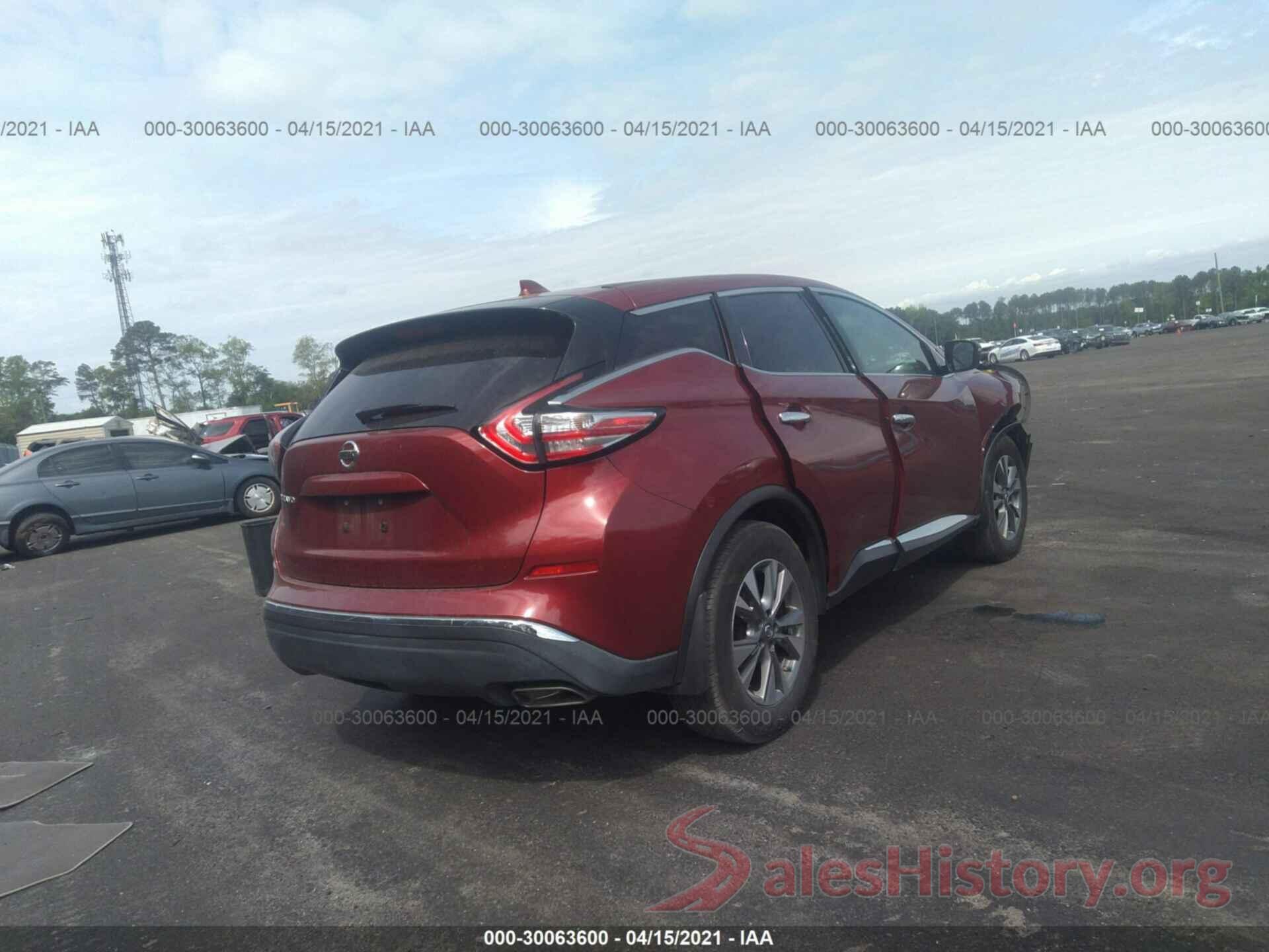 5N1AZ2MG5GN147372 2016 NISSAN MURANO