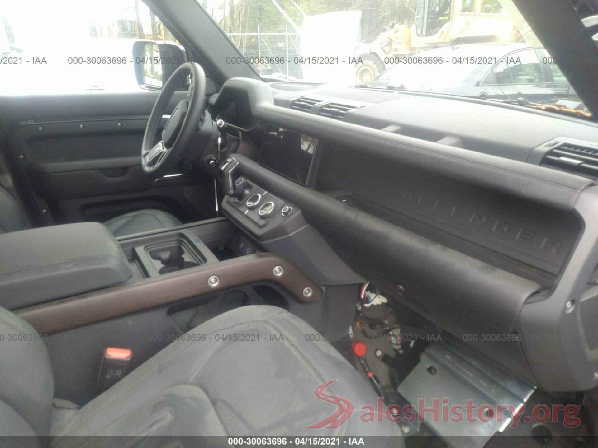 SALEXERU7M2038588 2021 LAND ROVER DEFENDER