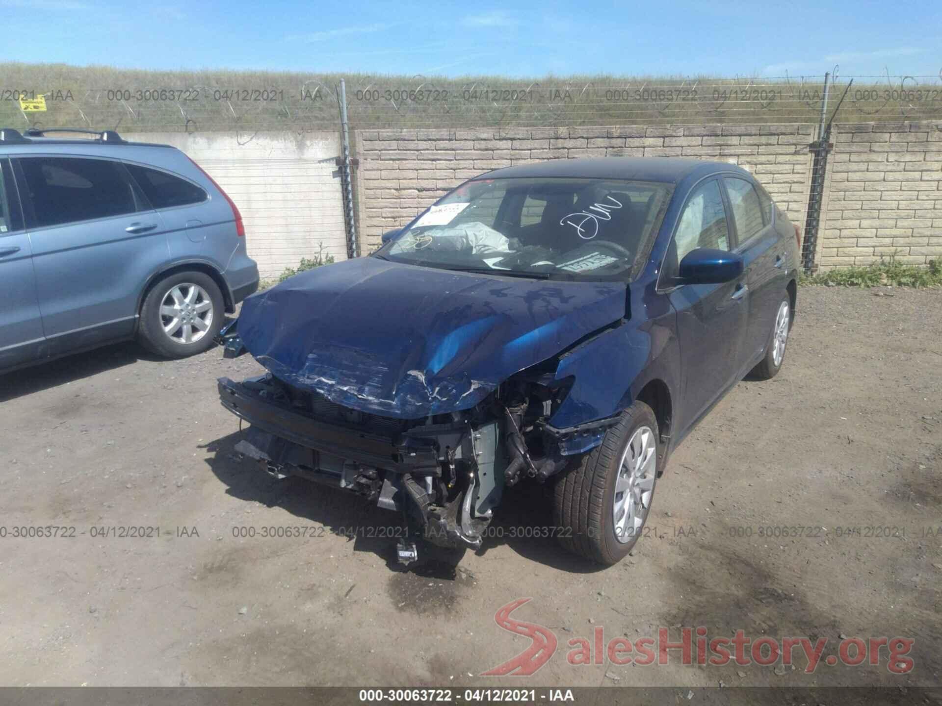 3N1AB7APXKY445277 2019 NISSAN SENTRA