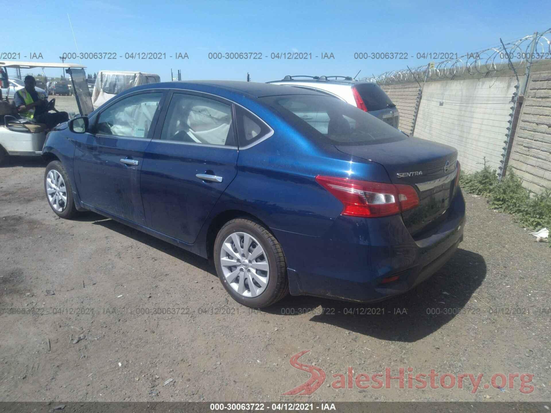 3N1AB7APXKY445277 2019 NISSAN SENTRA